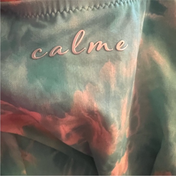 JOHNNY WAS Calme Turquoise Tie Dye One
Piece Tank Swimsuit - Picture 8 of 11